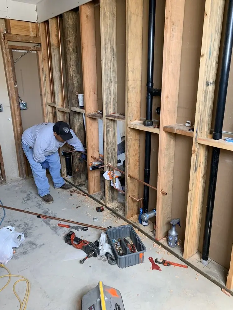 Commercial rough-in plumbing for Commercial Plumbing in Swarthmore